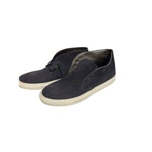 To Boot New York Navy  Blue Suede Lace Up Sneakers Size  8.5 Low Top Men's